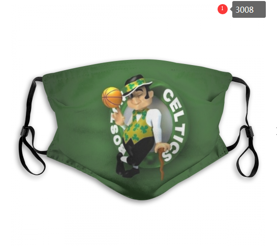 NBA Boston Celtics #8 Dust mask with filter->nba dust mask->Sports Accessory